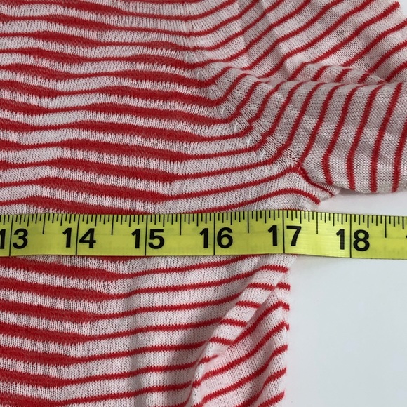 Belford Geometric Striped Cropped Cardigan M - Picture 5 of 7